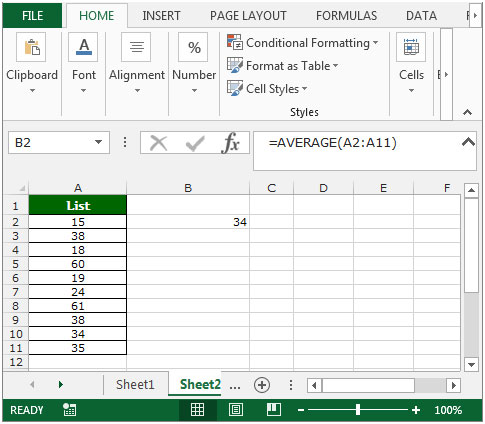 difference average between excel list calculate calculating sales microsoft