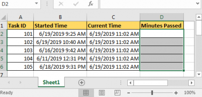 openoffice calculate minutes between two times