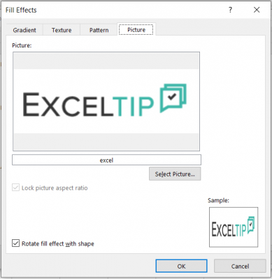 How to add picture in Comment in Excel