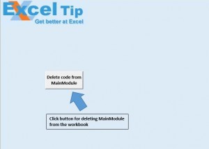 Delete a module using VBA in Microsoft Excel