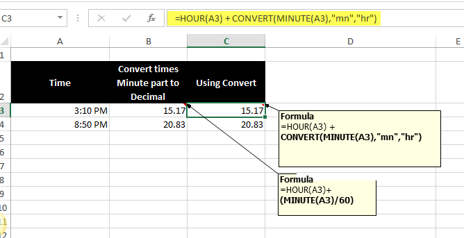 Time To Decimal Conversion Chart