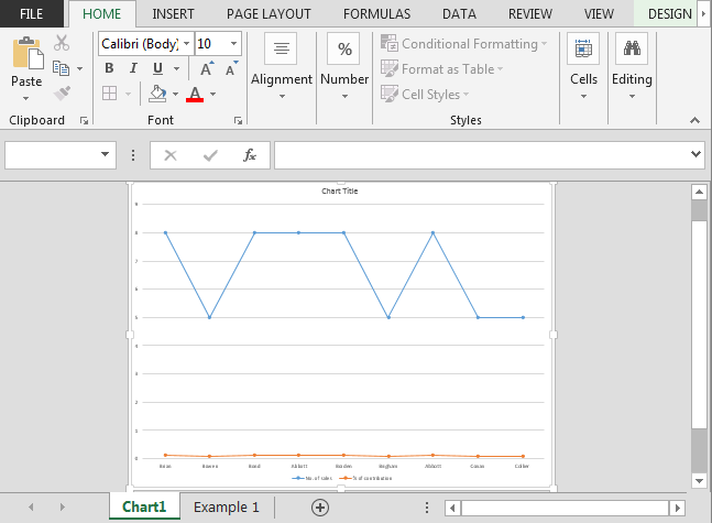 Printing a Chart in Microsoft Excel