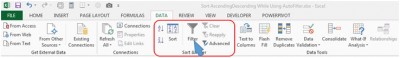 Shortcut to open drop down filter in Excel
