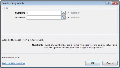 Shortcuts For Opening The Function Arguments Window In Microsoft Excel 2010