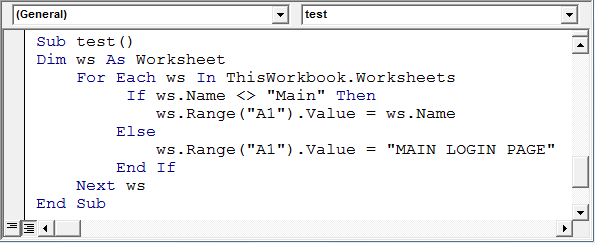 Determine If A Sheet Exists In A Workbook Using Vba In Microsoft Excel