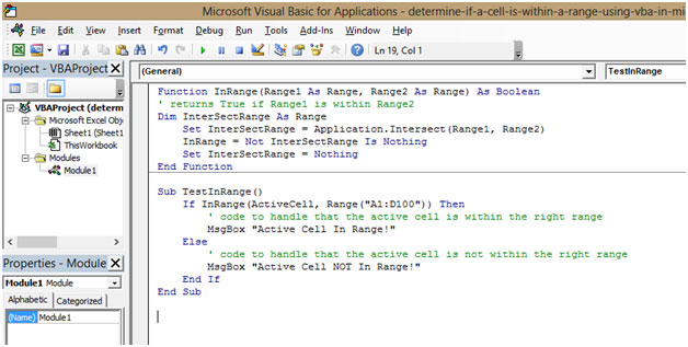 excel vba on cell click event