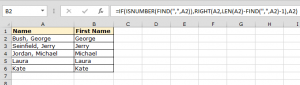 Extracting a sub string in Microsoft Excel