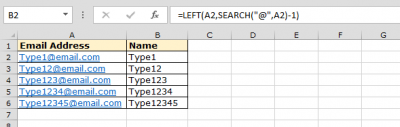Extracting a sub string in Microsoft Excel