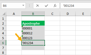 how to add zero to start of number in excel