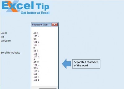 How to specify a Tab Character in VBA in Excel