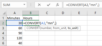 Hours To Minutes Converter Chart