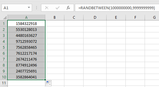 Verwonderend How to Generate Random Phone Numbers in Microsoft Excel 2010 SE-62