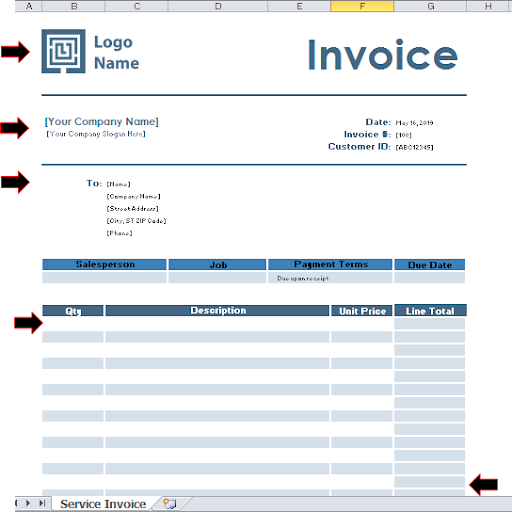 Work Order Template Excel from www.exceltip.com