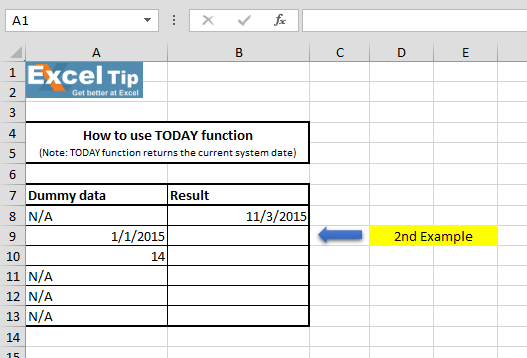 insert current date in excel shortcut