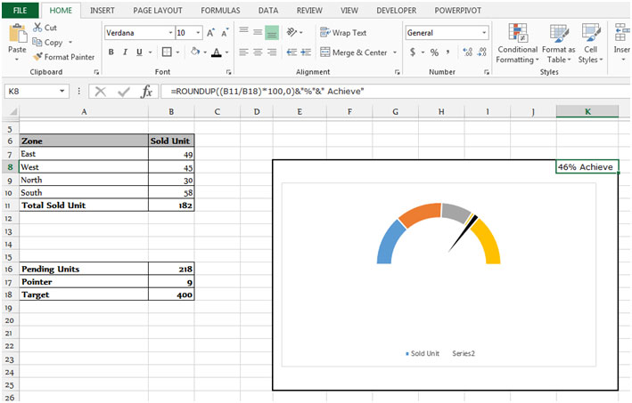 Gauge Chart Excel