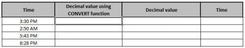 How to Convert Time to Decimal in Excel