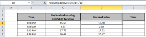 How to Convert Time to Decimal in Excel