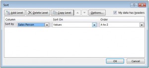 How To Perform Multi Level Data Sorting In Microsoft Excel 2010