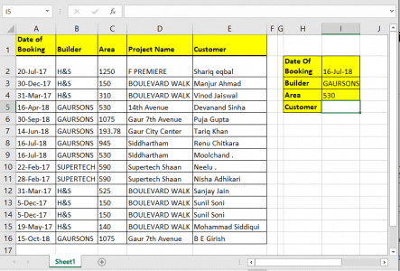 How to Get Multiple Values from Same Criteria in Microsoft Excel 2010