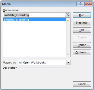 How To Sort Data in VBA in Microsoft Excel 2010