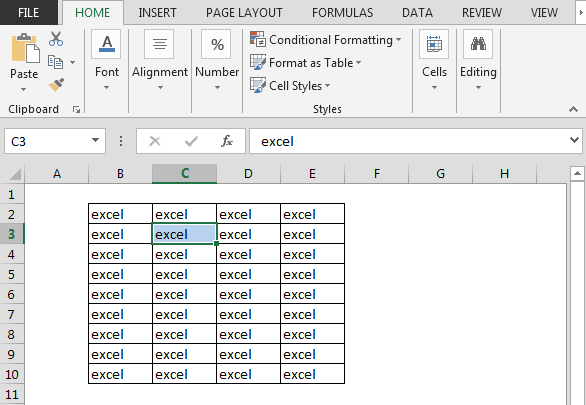 Background Interior color in VBA