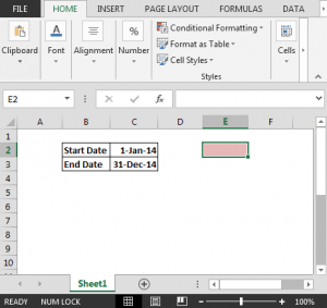 Restrict Dates using Data Validation