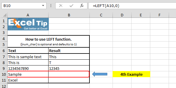 Left Function in Microsoft Excel | Microsoft Excel Tips from Excel Tip ...