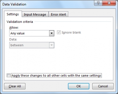 Remove Data Validation Using Paste Special in Excel