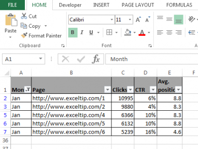 How to Filter the Data in Excel using VBA