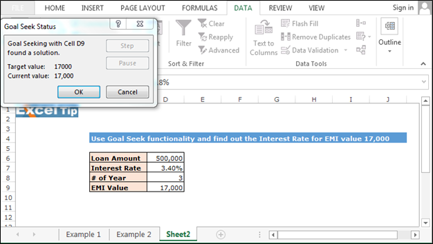 What is goal seek in excel