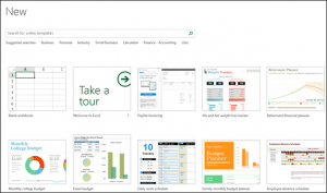 File Tab in Microsoft Excel
