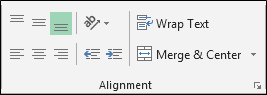 Home Tab in Microsoft Excel