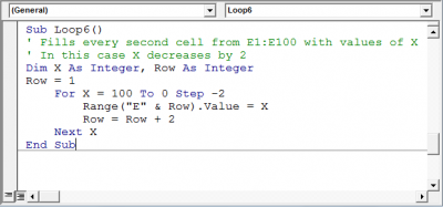7 Examples of For Loops in Microsoft Excel VBA