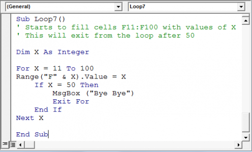 7 Examples of For Loops in Microsoft Excel VBA