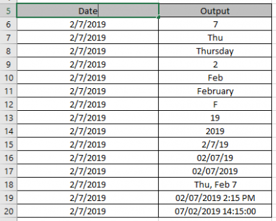 How to Convert date to text in Excel