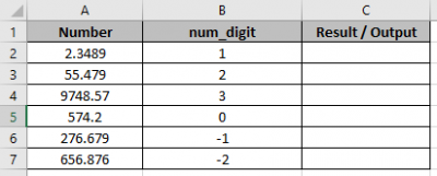 How to Use Rounddown Function in Excel