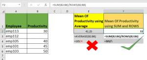 How to Calculate Mean in Excel