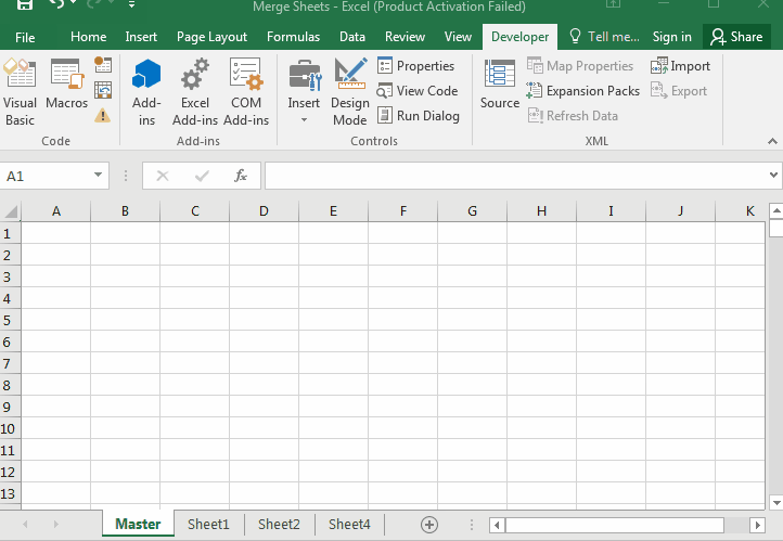 Vba Code To Consolidate Data From Multiple Worksheets