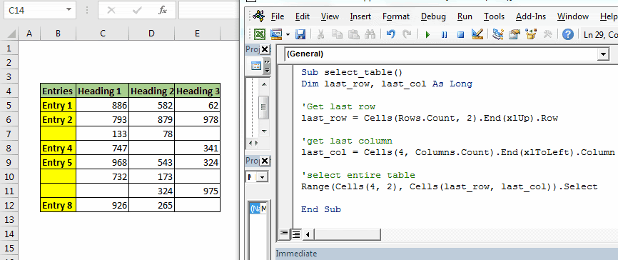 Prosper Wet Captain brie 3 Best Ways to Find Last non-blank Row and Column Using VBA