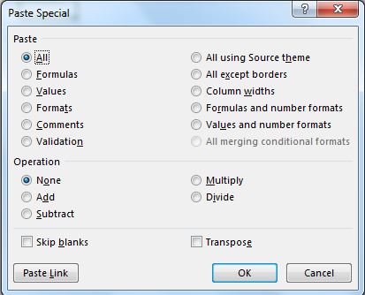 excel for mac pasting formula but not value in so