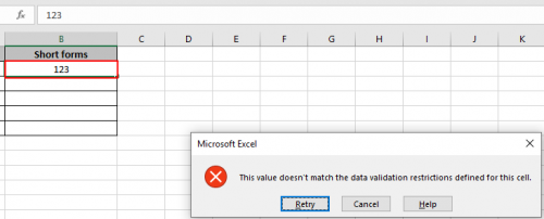 Validate only uppercase in data validation