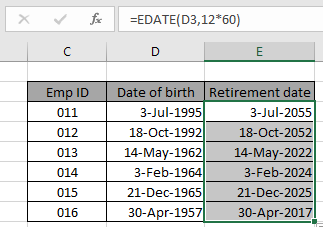 Retirement Date Calculator In Excel