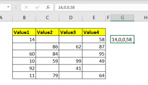 How to Combine Cells With Comma in Excel