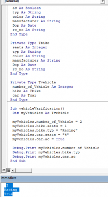 How to Use Structures in VBA? The User Defined Data Types