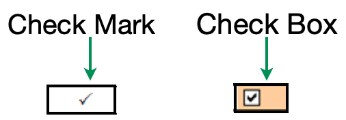 Learn All about Check mark and Check box in Excel